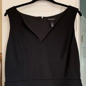 Black sleeveless top